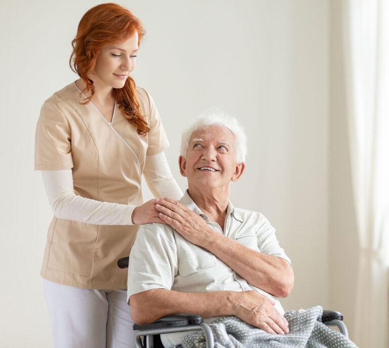 Home care caregiver assisting senior in Panorama City, Los Angeles, California